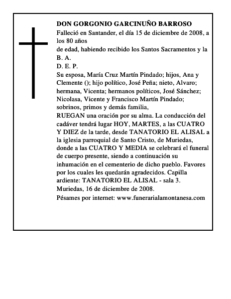 DON GORGONIO GARCINUÑO BARROSO