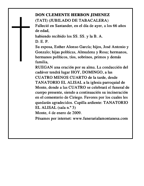 DON CLEMENTE HERBON JIMENEZ