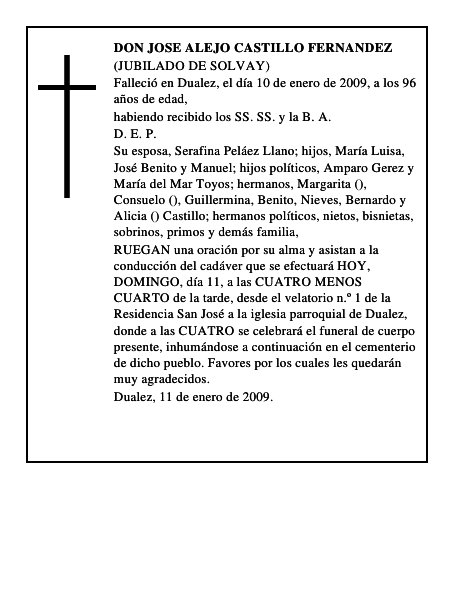 DON JOSE ALEJO CASTILLO FERNANDEZ