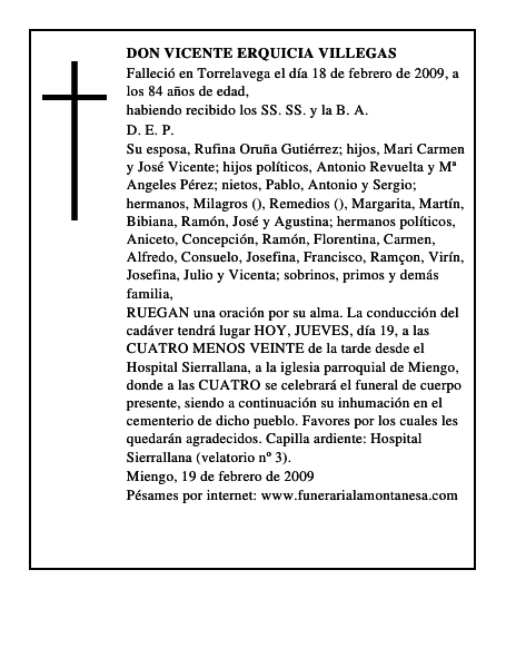 DON VICENTE ERQUICIA VILLEGAS