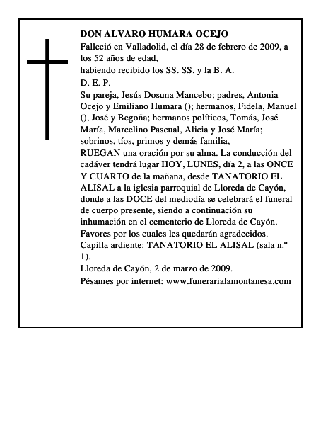 DON ALVARO HUMARA OCEJO