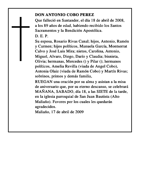 DON ANTONIO COBO PEREZ