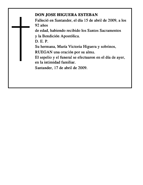 DON JOSE HIGUERA ESTEBAN
