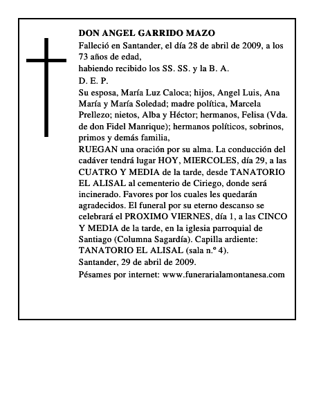 DON ANGEL GARRIDO MAZO
