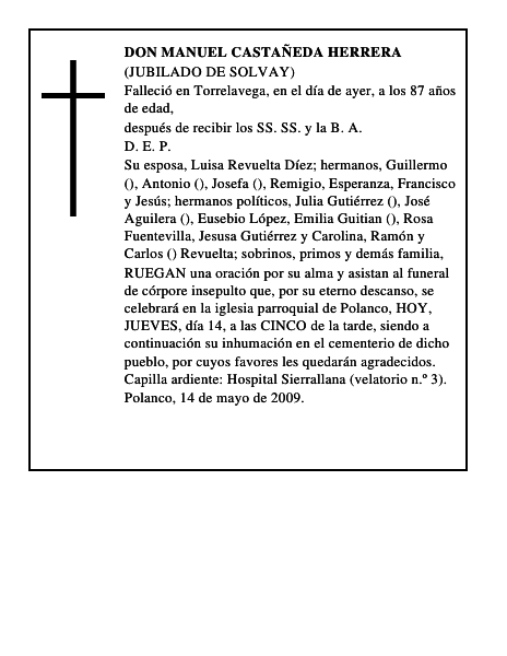 DON MANUEL CASTAÑEDA HERRERA