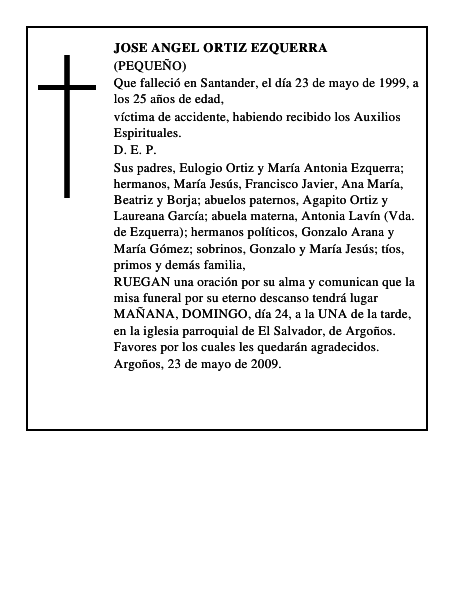 JOSE ANGEL ORTIZ EZQUERRA