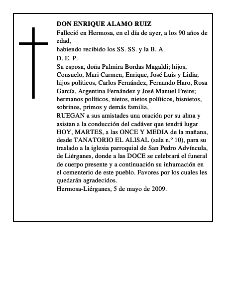 DON ENRIQUE ALAMO RUIZ