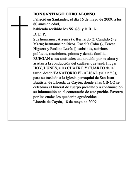 DON SANTIAGO COBO ALONSO