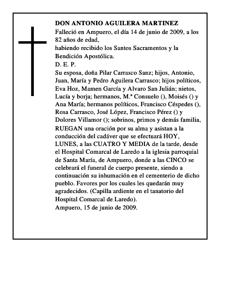 DON ANTONIO AGUILERA MARTINEZ