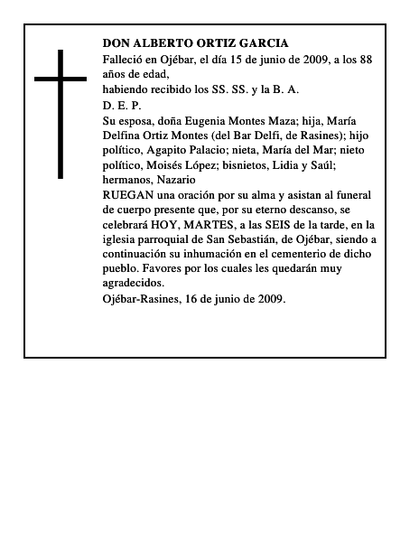 DON ALBERTO ORTIZ GARCIA
