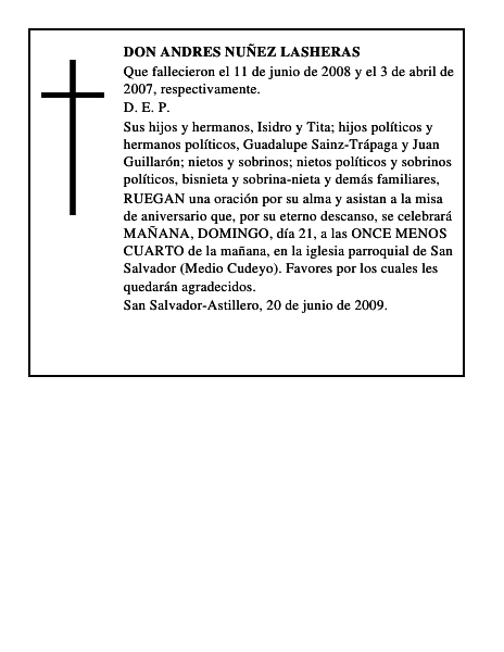 DON ANDRES NUÑEZ LASHERAS