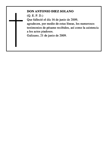 DON ANTONIO DIEZ SOLANO
