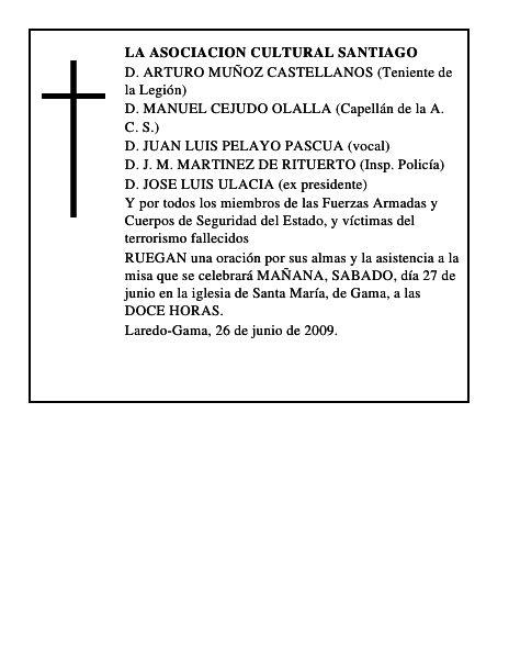 LA ASOCIACION CULTURAL SANTIAGO