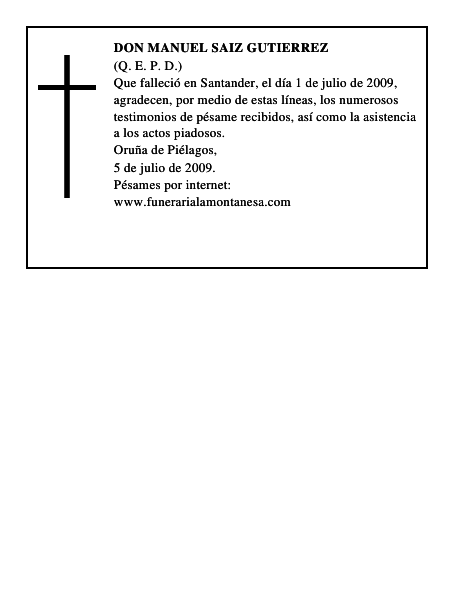 DON MANUEL SAIZ GUTIERREZ