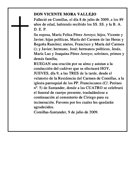 DON VICENTE MORA VALLEJO