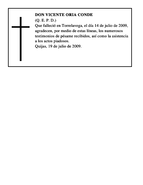 DON VICENTE ORIA CONDE