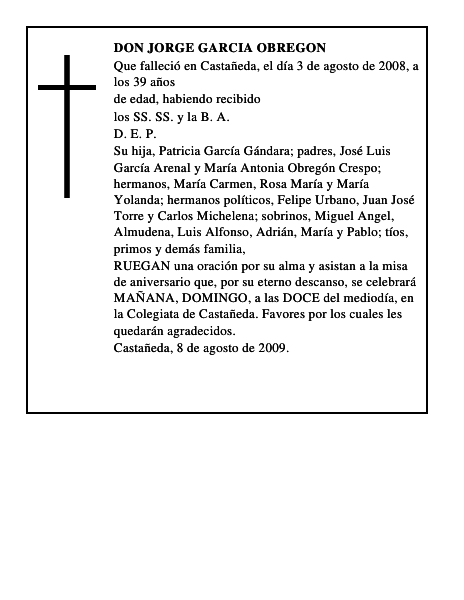 DON JORGE GARCIA OBREGON