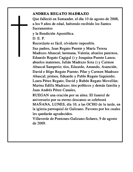 ANDREA REGATO MADRAZO