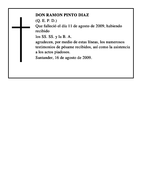 DON RAMON PINTO DIAZ