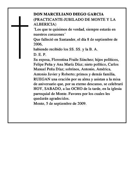 DON MARCELIANO DIEGO GARCIA