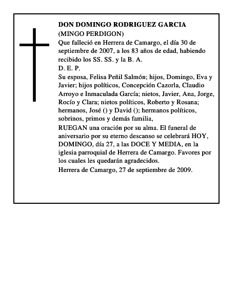 DON DOMINGO RODRIGUEZ GARCIA