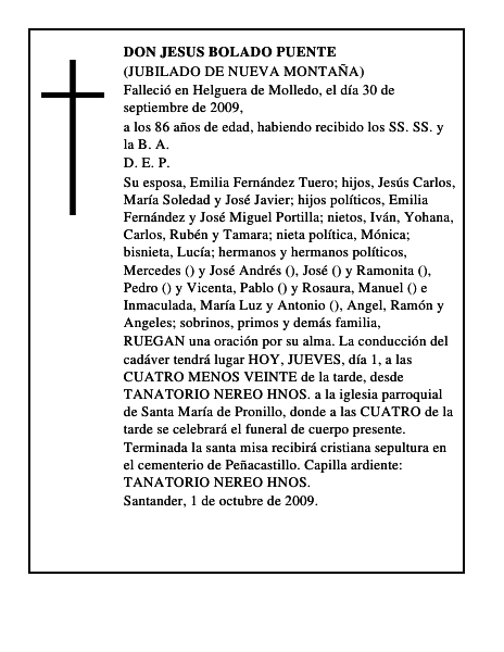 DON JESUS BOLADO PUENTE