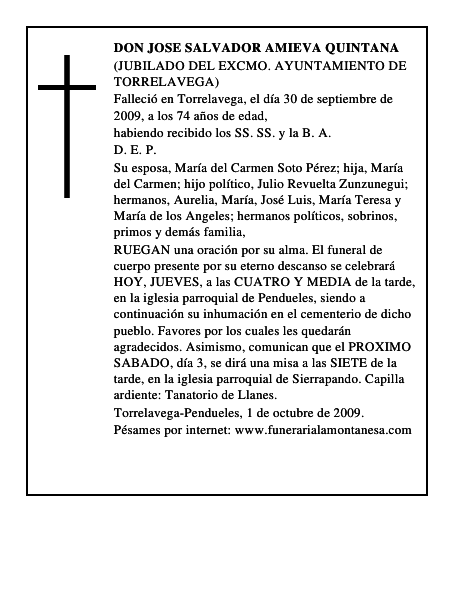 DON JOSE SALVADOR AMIEVA QUINTANA