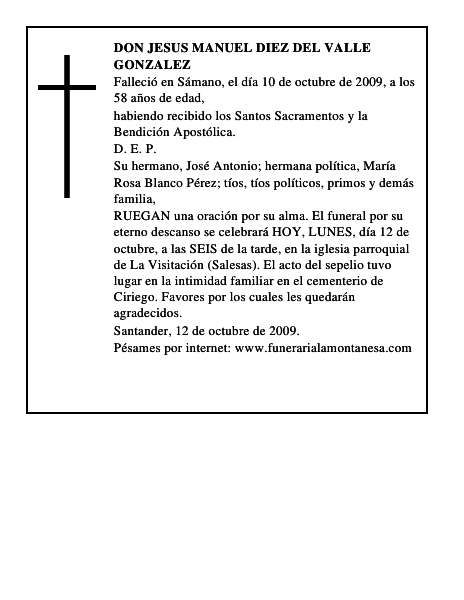 DON JESUS MANUEL DIEZ DEL VALLE GONZALEZ
