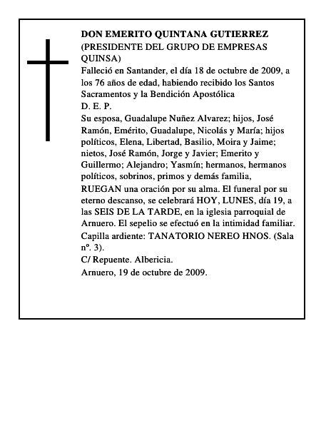 DON EMERITO QUINTANA GUTIERREZ