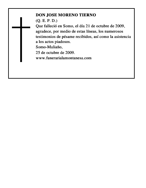 DON JOSE MORENO TIERNO