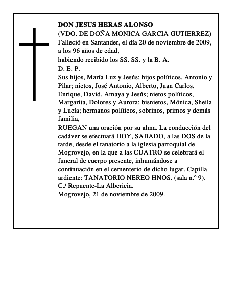 DON JESUS HERAS ALONSO
