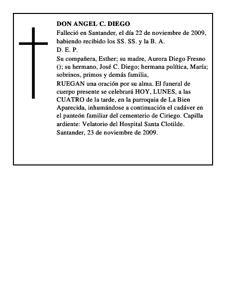 DON ANGEL C. DIEGO