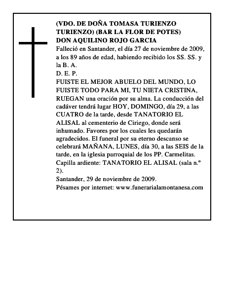 DON AQUILINO ROJO GARCIA