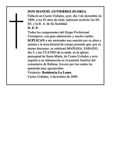 DON MANUEL GUTIERREZ ELORZA