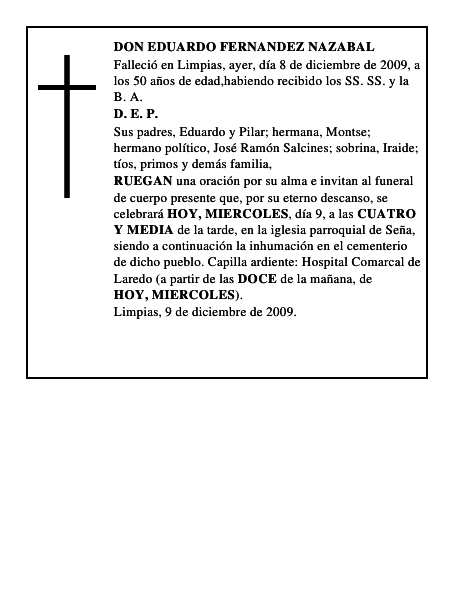 DON EDUARDO FERNANDEZ NAZABAL
