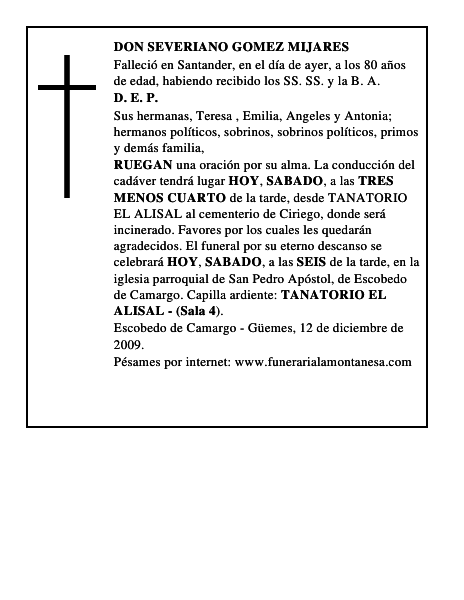 DON SEVERIANO GOMEZ MIJARES