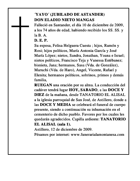 DON ELADIO NIETO MANGAS