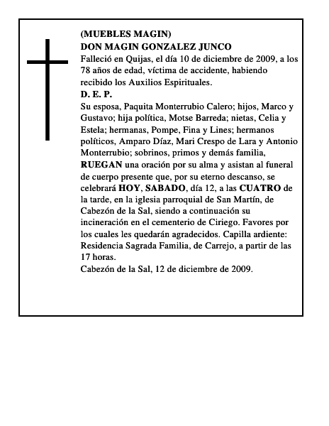 DON MAGIN GONZALEZ JUNCO