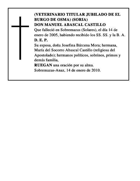 DON MANUEL ABASCAL CASTILLO