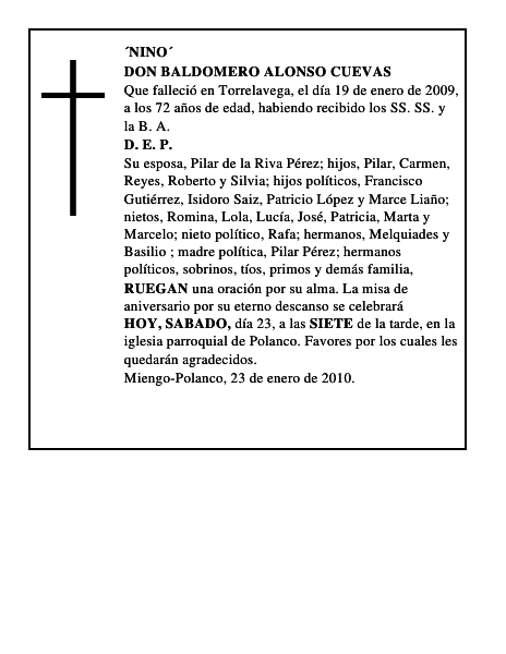 DON BALDOMERO ALONSO CUEVAS