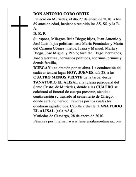 DON ANTONIO COBO ORTIZ