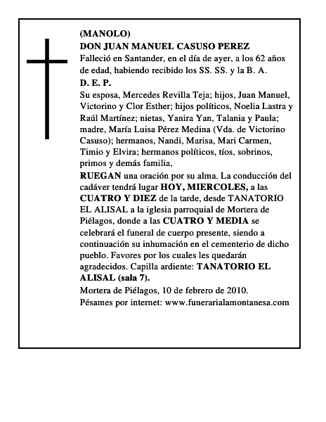 DON JUAN MANUEL CASUSO PEREZ