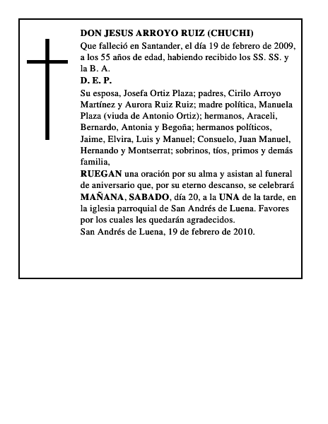 DON JESUS ARROYO RUIZ (CHUCHI)