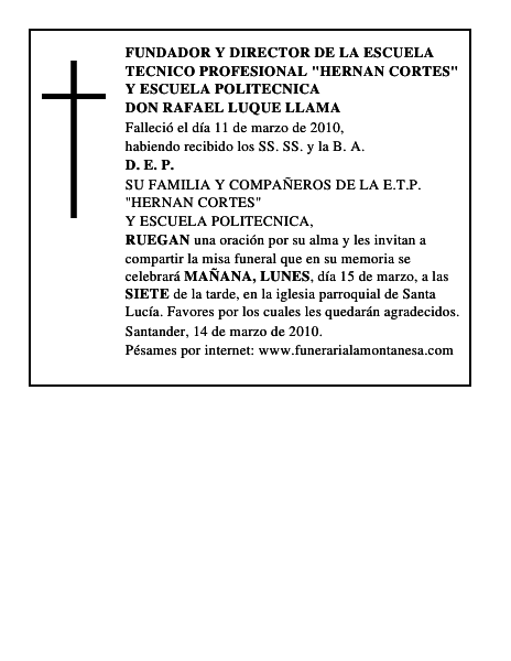 DON RAFAEL LUQUE LLAMA