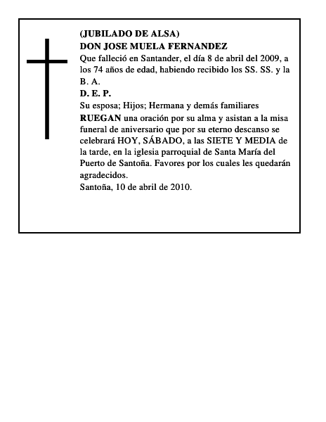 DON JOSE MUELA FERNANDEZ