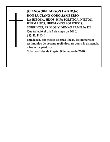 DON LUCIANO COBO SAMPERIO