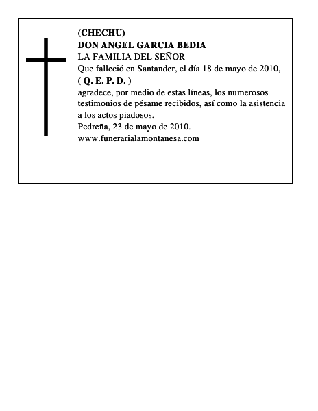 DON ANGEL GARCIA BEDIA