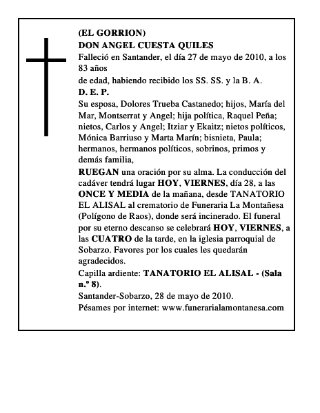 DON ANGEL CUESTA QUILES