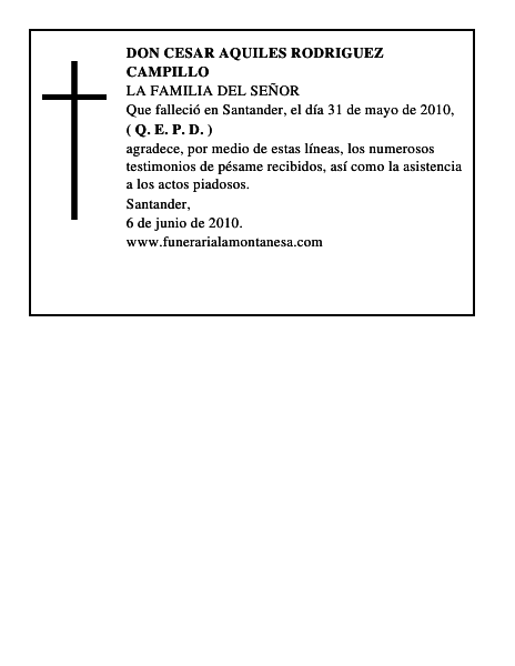 DON CESAR AQUILES RODRIGUEZ CAMPILLO