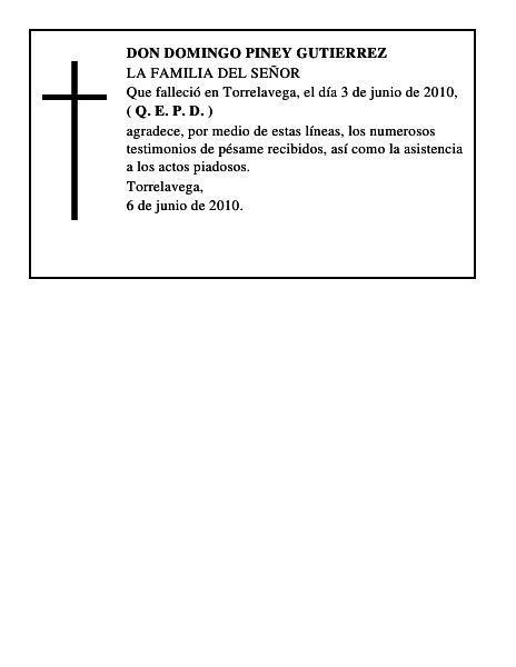 DON DOMINGO PINEY GUTIERREZ